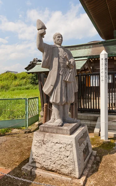 Monumento a Oishi Yoshikane en el santuario de Oishi de la ciudad de Ako, Japón — Foto de Stock