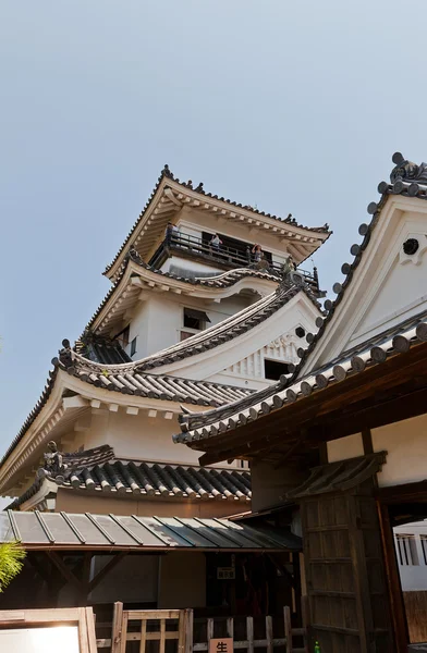 Donjon (tenshukaku) del castello di Kochi, città di Kochi, Giappone — Foto Stock