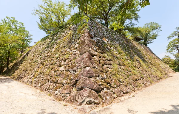 Stone walls (ishigaki) of Kochi castle, Kochi town, Japan — Stock Photo, Image