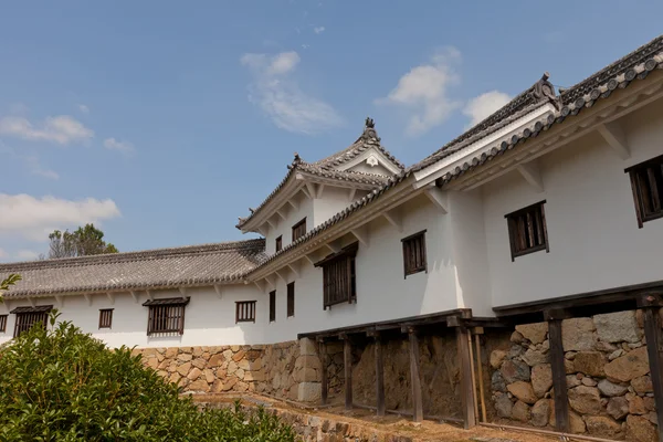 Hyakkenroka (połączenie korytarza) Himeji Castle, Japonia. UNESC — Zdjęcie stockowe