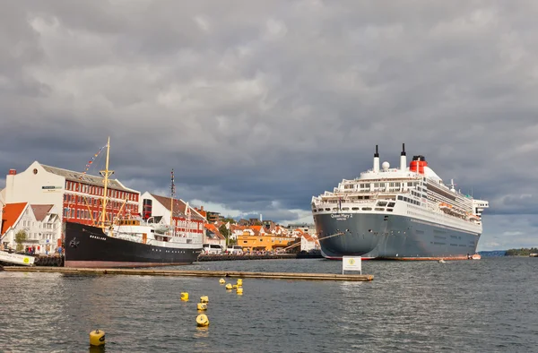 V přístavu stavanger, Norsko — Stock fotografie