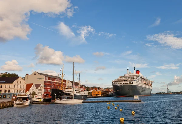Dans le port de Stavanger, Norvège — Photo