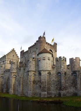 Gravensteen Kalesi. Ghent, Doğu Flandre, Belçika