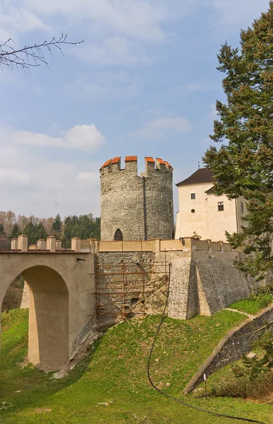 Chesky Shternberk castle (1241) in Czech Republic — Stock Photo, Image