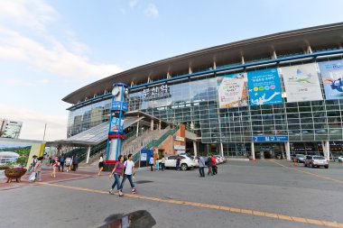 Ana tren istasyonu şehrin Busan, Güney Kore