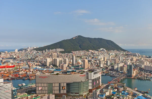 Вид на остров Йондо, Пусан, Южная Корея — стоковое фото