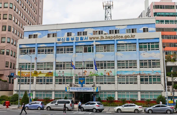 Jungbu politiebureau in Busan, Zuid-Korea — Stockfoto