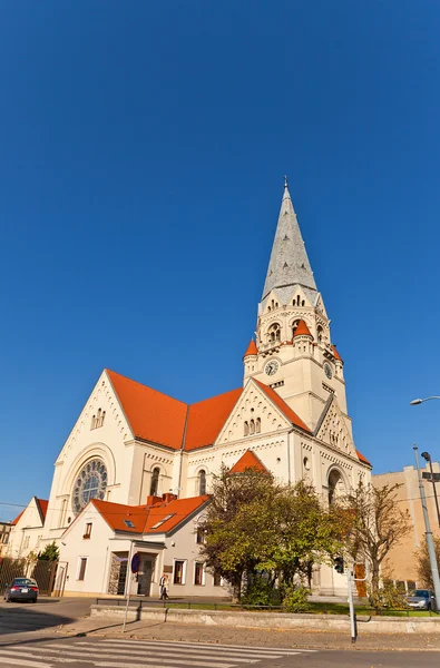 Lutherische Kirche des Heiligen Matthäus (1928) in Lodz, Polen — Stockfoto