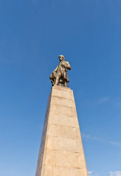 Памятник Тадеушу Костюшко в Лодзи, Польша — стоковое фото