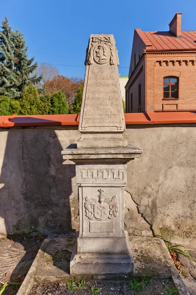 Tombstone (1822) of Michael Wyszynski in Lodz, Poland — Stock Photo, Image