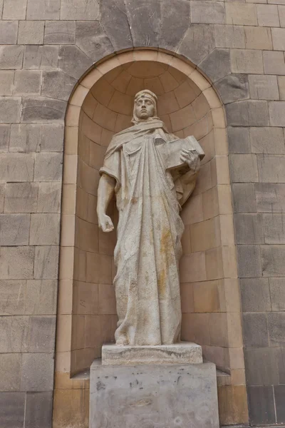 Escultura del Palacio de la Cultura y la Ciencia en Varsovia, Polonia — Foto de Stock