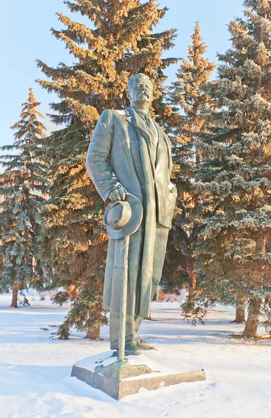 Monument to Maxim Gorky. Moscow, Russia Stock Image