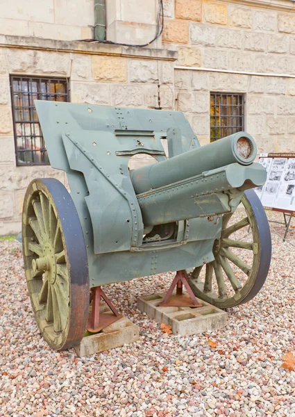 Soviet 122 mm howitzer M1910 — Stock Photo, Image