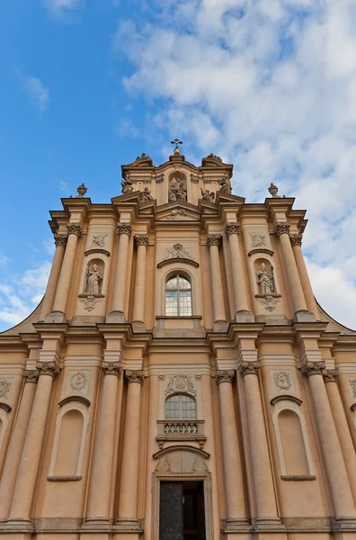 Igreja Visitacionista (1761) em Varsóvia, Polônia — Fotografia de Stock