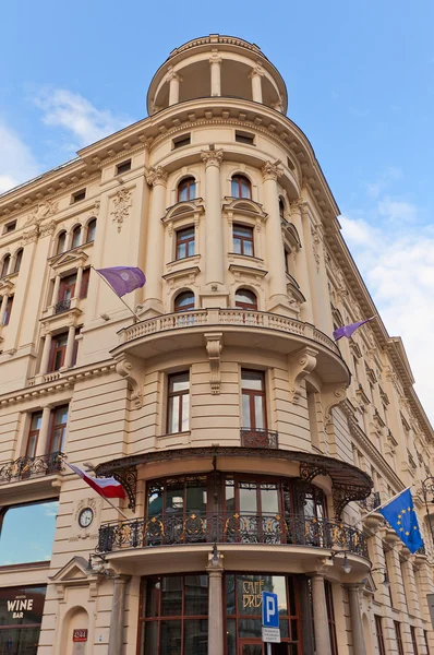 Το Hotel Bristol (περίπου το 1901) στη Βαρσοβία της Πολωνίας — Φωτογραφία Αρχείου