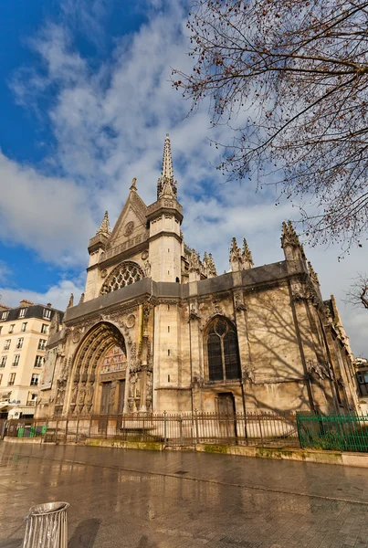 Kilise, Saint-Laurent (yaklaşık Xv c.) Paris — Stok fotoğraf