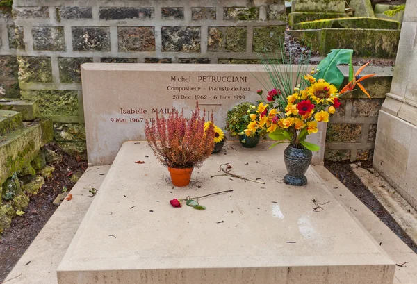 Tomba di Michel Petrucciani a Parigi — Foto Stock