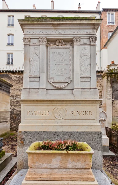 David Singer Paris'teki mezarı — Stok fotoğraf