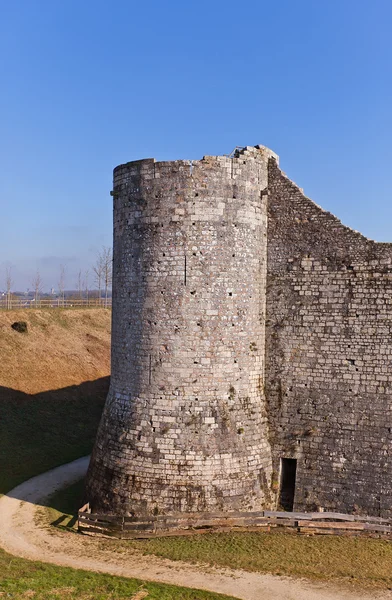 Tower (XIII c.) of ramparts in Provins France. UNESCO site — Stock Photo, Image