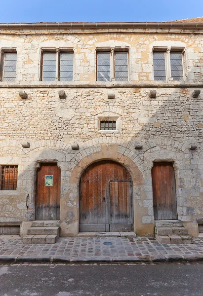 Tionde ladugård (Xiii c.) i Provins Frankrike. UNESCO-världsarvet — Stockfoto