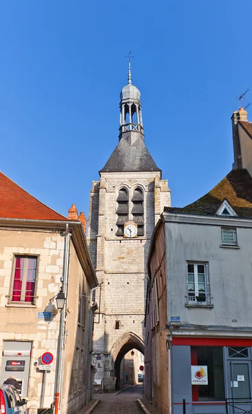 Bell Tower (XVI c.) of Notre Dame du Val in Provins, France. UNE — Stock Photo, Image