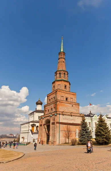 Torre de Soyembika (1690) de Kazan Kremlin, Rússia. Sítio UNESCO — Fotografia de Stock