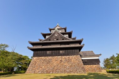 Matsue castle (1611) in Matsue, Shimane prefecture, Japan clipart