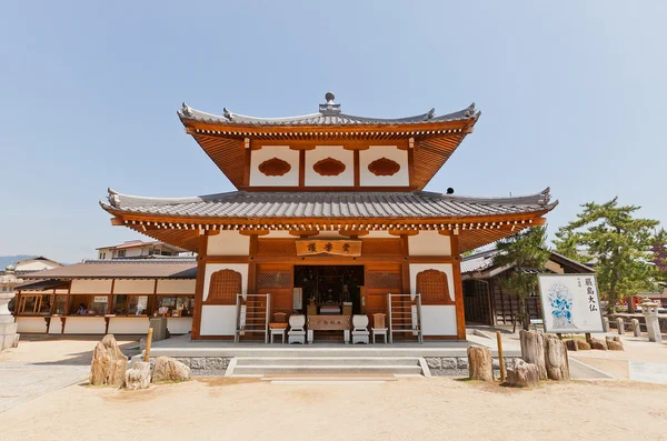 Gomado Hall of Daiganji Temple, Ilha de Itsukushima, Japão — Fotografia de Stock