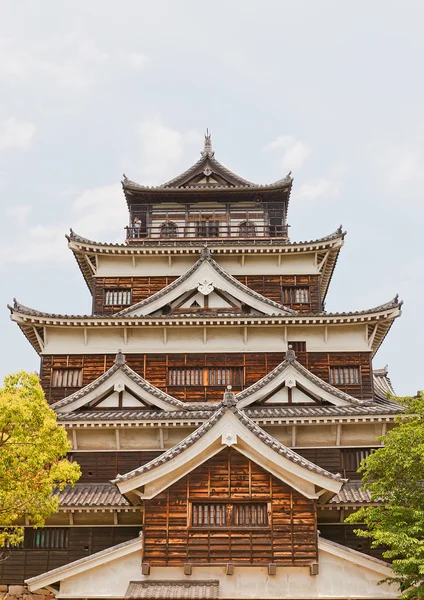 Main keep of Hiroshima Castle, Japan. National historic site — Stock Photo, Image