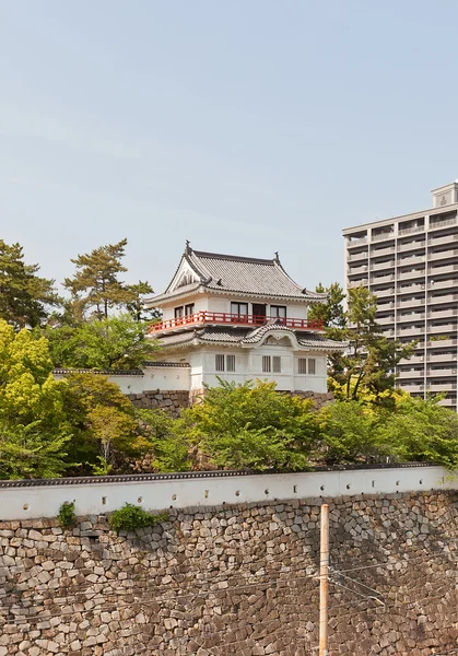 Torretta di Tsukimi del Castello di Fukuyama, Giappone. Sito Storico Nazionale — Foto Stock