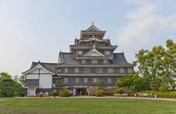 Main keep of Okayama Castle, Japan. National Historic Site — Stock Photo, Image