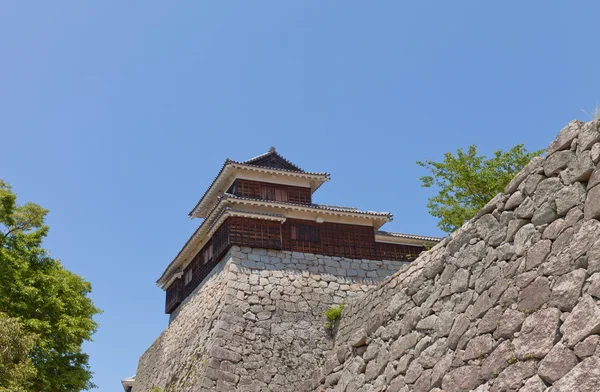 Castle, Taiko (Drum) torentje van Matsuyama, Japan — Stockfoto