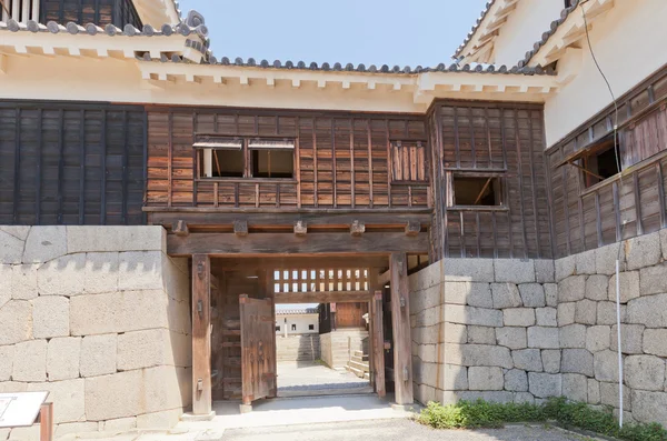 Sujigane poort van castle, Iyo Matsuyama, Japan — Stockfoto