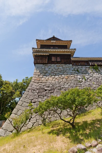 Inui (Nord-Ouest) Tourelle du château de Matsuyama, Japon — Photo