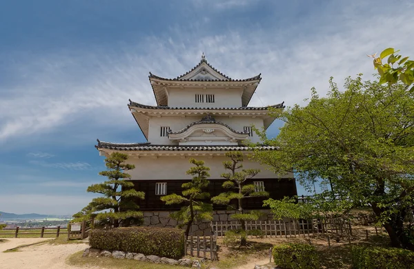 马鲁加梅城堡的主要保留（约1641年），日本 — 图库照片