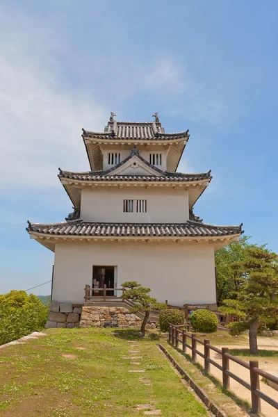 Główne utrzymanie zamku Marugame (Circa 1641), Japonia — Zdjęcie stockowe