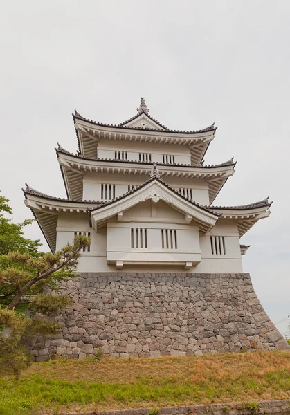 Torre principal del castillo de Oshi en la ciudad de Gyoda, Japón —  Fotos de Stock