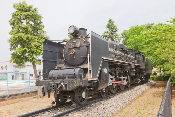 Steam locomotive C57 class N26 in Gyoda town, Japan — Stock Photo, Image