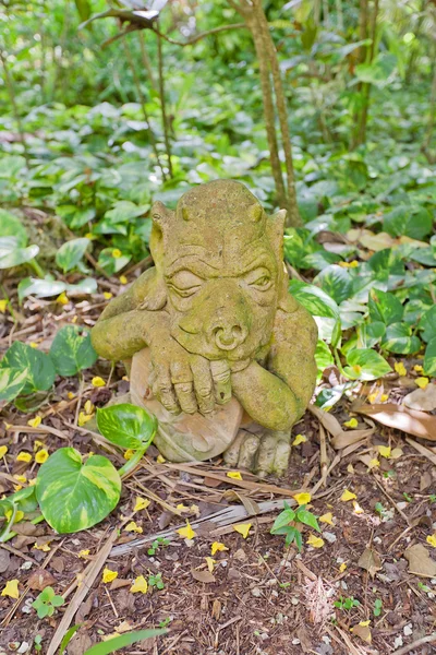 Sculpture of a demon in QE II Botanic Park, Cayman Islands — Stock Photo, Image