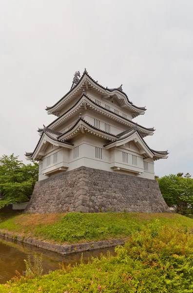 Torre principal del castillo de Oshi en la ciudad de Gyoda, Japón —  Fotos de Stock