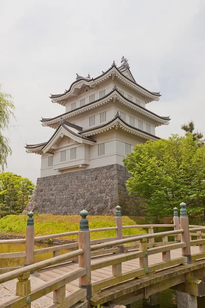 Torre principal del castillo de Oshi en la ciudad de Gyoda, Japón —  Fotos de Stock