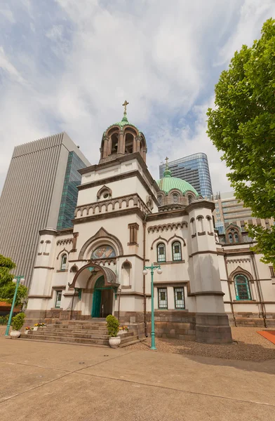 Holy Resurrection Cathedral (Nikorai-do, 1891) in Tokyo, Japan — Stok fotoğraf