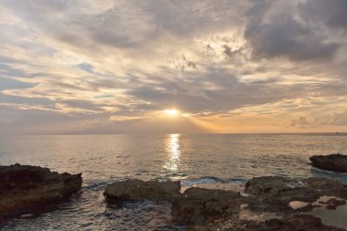 Sunset bulvarında Grand Cayman Adaları'ndaki, Cayman Adaları