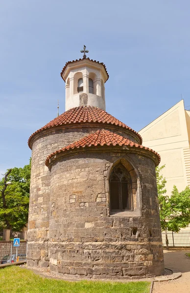 Rotunda svatého Longina (Xii c.) v Praze — Stock fotografie