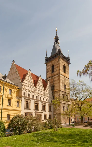 Nova Câmara Municipal (cerca de 1456) em Praga — Fotografia de Stock