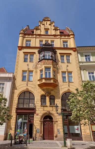 Haus des tschechischen Adlers (1897) in Prag — Stockfoto