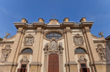 Santa Maria della Passione church in Milan, Italy clipart