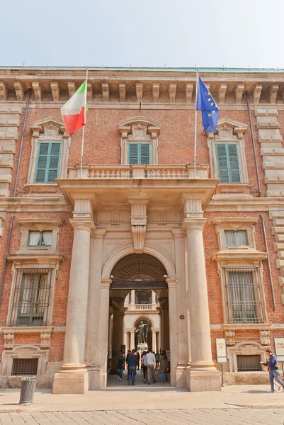 Entrance of Brera Art Gallery in Milan, Italy — Stock Photo, Image