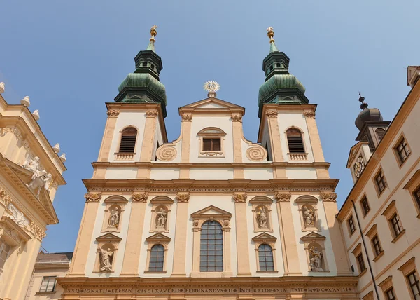 Иезуитская церковь (около 1631 года) в Вене, Австрия — стоковое фото