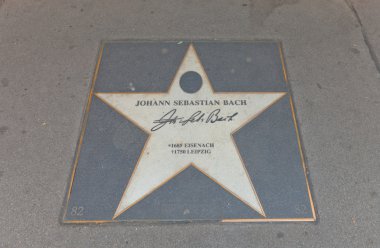 Star of Johann Sebastian Bach in Vienna, Austria